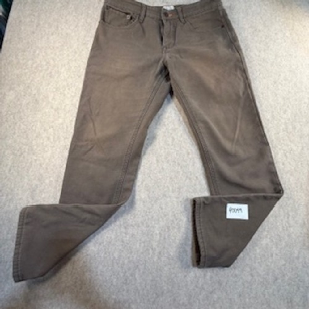 Weatherproof Vintage Mens Regular Fit Fleece Lined Pants Brown 34x32 Stretch